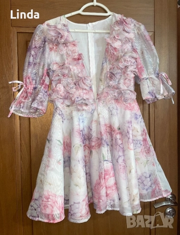 Разкошна рокля на цветя, снимка 7 - Рокли - 51669587