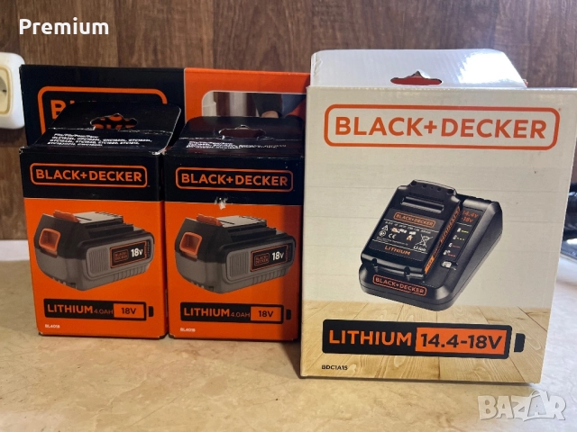 Акумулаторен саблен трион Black & Decker BDCR18N + 4.0ah батерии, снимка 3 - Триони и циркуляри - 52578982
