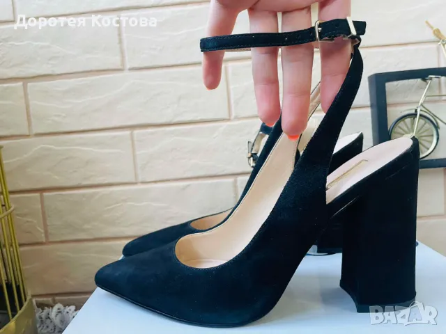 GUESS ориг.черни сандали от Англия, снимка 2 - Сандали - 50008932