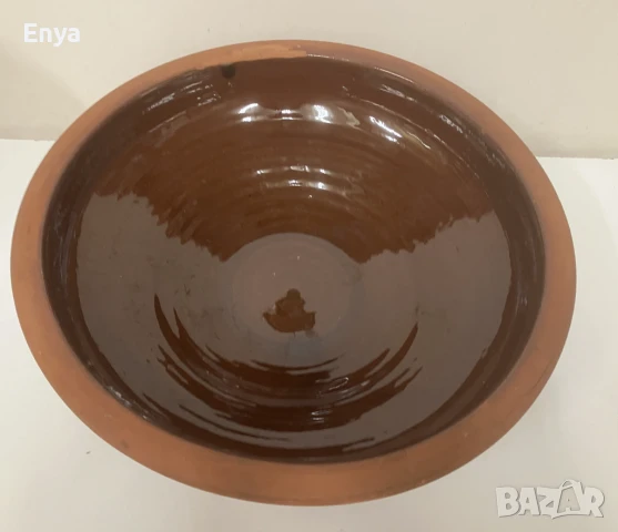 Глинен съд за готвене без капак, снимка 2 - Съдове за готвене - 50683577