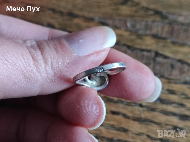 Сребърен пръстен със седеф (93), снимка 6 - Пръстени - 39562569