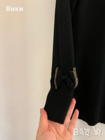 Черна рокля туника, снимка 7 - Рокли - 27362045