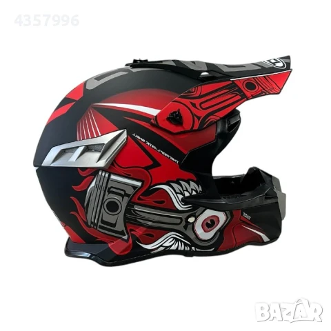 Мотокрос каска 188, S, M, L и XL, 3 цвята, снимка 6 - Аксесоари и консумативи - 50537186