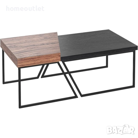 Декоративни маси с интересен дизайн (к-кт от 2 бр.) 10FJGSCT03BK, снимка 3 - Маси - 42086348