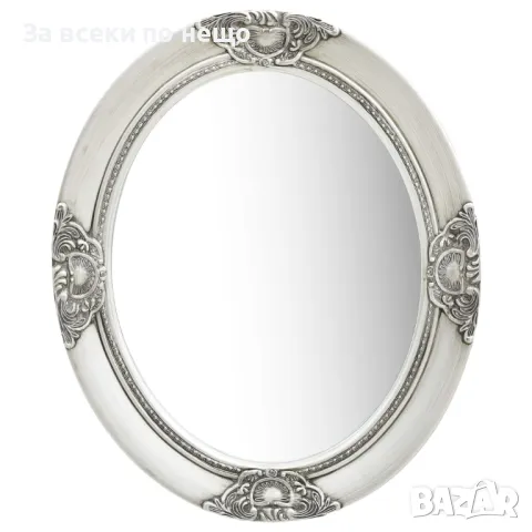 Стенно огледало, бароков стил, 50x60 см, сребристо Код P144, снимка 2 - Огледала - 49336535