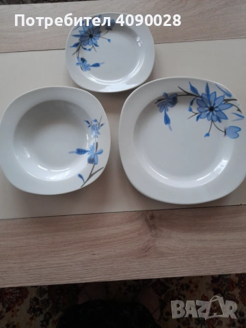 Порцеланов сервиз за хранене 18 части, снимка 7 - Сервизи - 53398285
