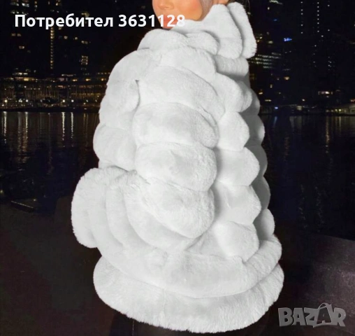 Бяло зимно палто , снимка 4 - Палта, манта - 53131492