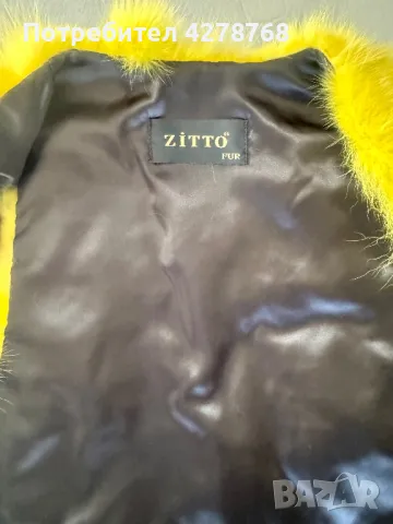 Дамски къс елек от естествен косъм лисица, снимка 4 - Елеци - 49249492