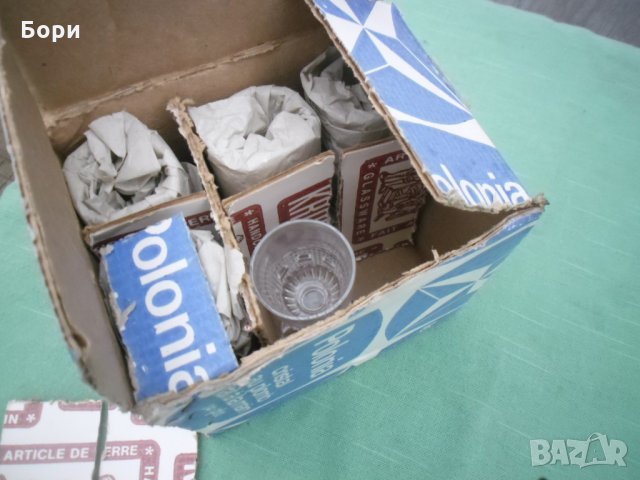 Стари кристални чаши за ракия, снимка 7 - Сервизи - 35040927