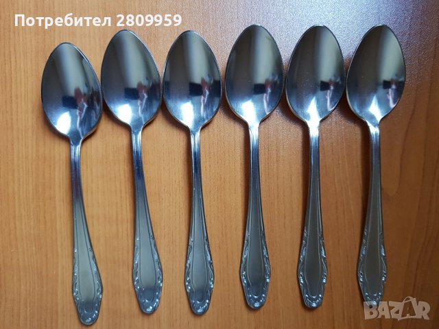 Лъжички за кафе и чай от времето на соца, снимка 3 - Прибори за хранене, готвене и сервиране - 36633068