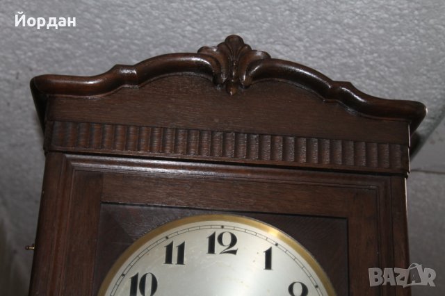 Немски паркетен часовник ''Lorenz Furtwangler Sohne'', снимка 6 - Антикварни и старинни предмети - 44115613