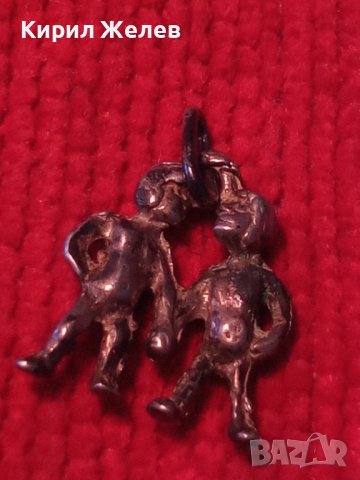 СТАР ФИГУРАЛЕН СРЕБЪРЕН МЕДАЛЬОН ВИСОКА ПРОБА СРЕБРО ЗОДИЯ БЛИЗНАЦИ МАЙСТОРСКА ИЗРАБОТКА 27272, снимка 10 - Антикварни и старинни предмети - 39308495