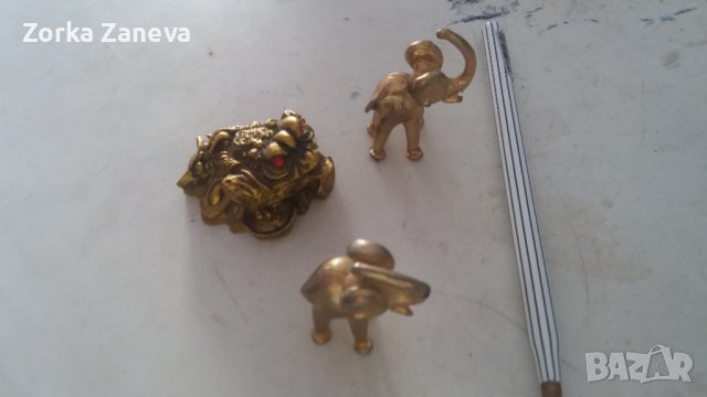 жаба и две слончета, снимка 1 - Декорация за дома - 38052338
