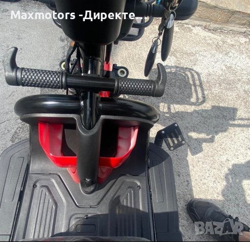 Електрическа триместна триколка MaxMotors X1 1500W Red, снимка 2 - Инвалидни скутери - 38256041