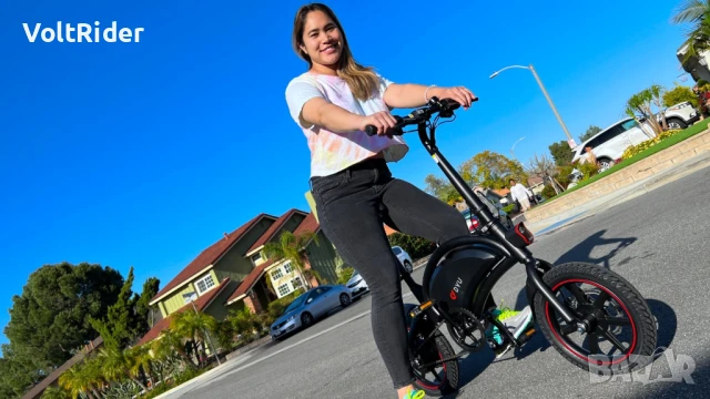 Сгъваемо електрическо колело DYU D3F 500W 36V 10Ah, снимка 11 - Велосипеди - 51382153