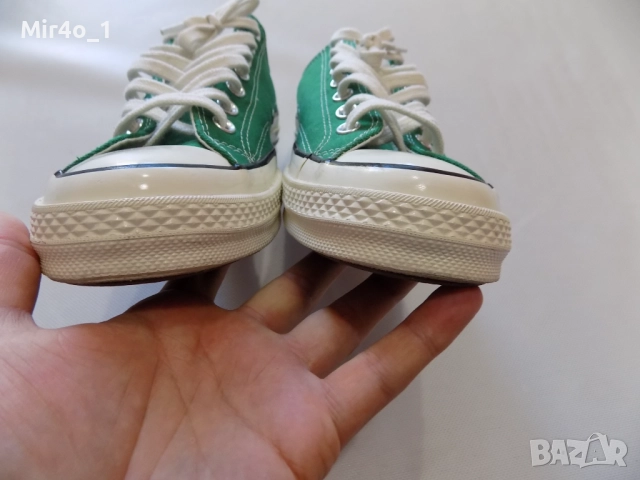 нови кецове converse chuck taylor all star маратонки обувки мъжки оригинални зелени ниски номер 42, снимка 8 - Спортни обувки - 50497272