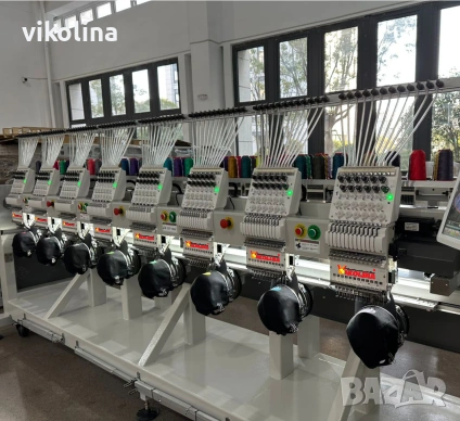 Бродировъчна машина Осем глава 450 мм .x 370 мм. NEW MODEL + застъпване, снимка 3 - Други машини и части - 52940115