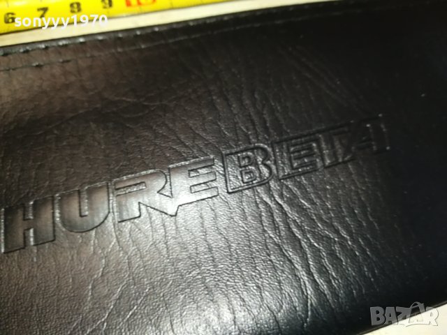 SHURE BETA КОЖЕН КЕЙС С ЦИП 1801241135, снимка 7 - Микрофони - 43863494