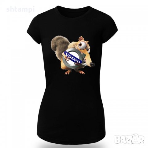 Дамска тениска Volvo Scrat, снимка 4 - Тениски - 32858325