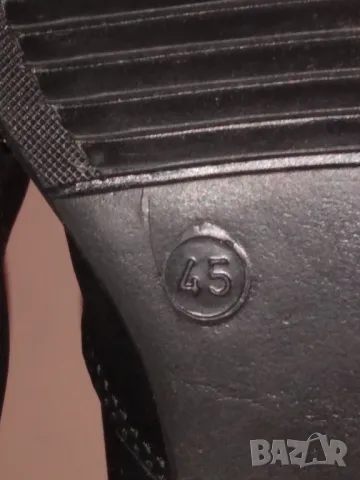 Български мъжки боти от 100% естествена кожа номер 45, снимка 4 - Мъжки боти - 48045128