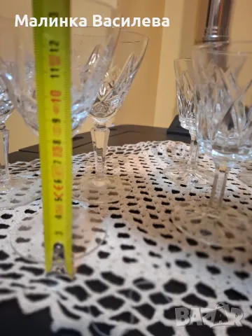 Кристални чаши , снимка 4 - Чаши - 49201563