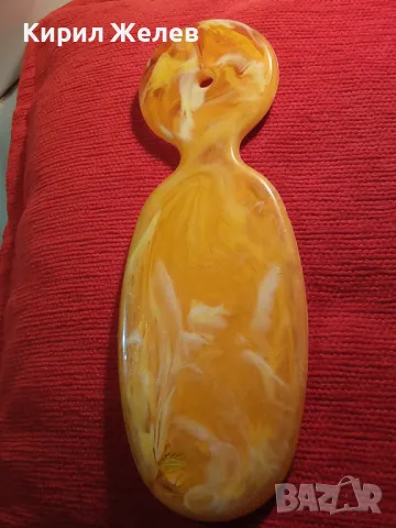 СТИЛНО ВИНТИДЖ ОГЛЕДАЛЦЕ БАКЕЛИТ / КАТАЛИН КРАСИВА ИМИТАЦИЯ на КЕХЛИБАР 47096, снимка 12 - Други ценни предмети - 46774702