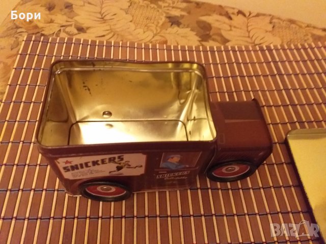 SNICKERS Кутия камион 1980г, снимка 7 - Други ценни предмети - 27811601