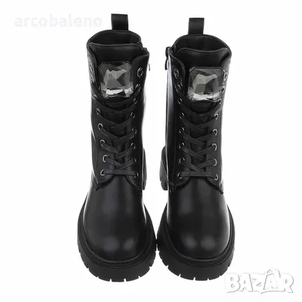 Дамски боти с връзки, 2цвята , снимка 5 - Дамски боти - 47388949