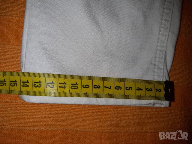 Страхотен бял панталон на PHILIPP PLEIN р-р 28, снимка 6 - Панталони - 34686692