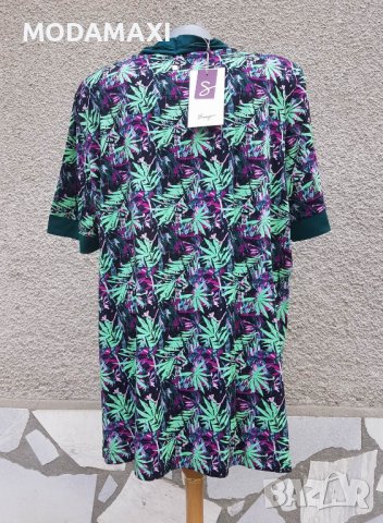 3XL Нова туника Sheego в зелено , снимка 5 - Туники - 37026466