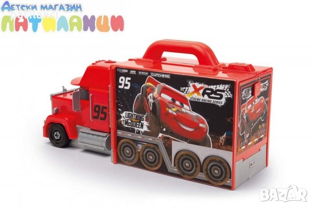 Smoby Disney Cars Автосимулатор камион куфарче Cars XRS Mack Truck, снимка 2 - Коли, камиони, мотори, писти - 28334068