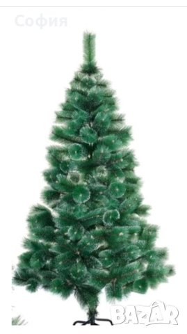 Коледна елха със заскрежени връхчета, снимка 2 - Декорация за дома - 42946302