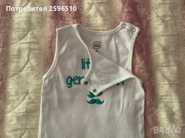 Бял, памучен детски потник с щампа - Cool Club марка, снимка 2 - Детски тениски и потници - 50323155
