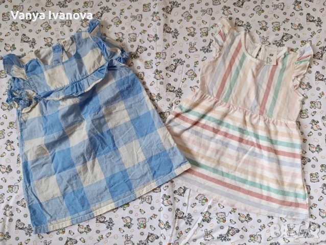 Лот от 2 роклички на h&m 74 размер