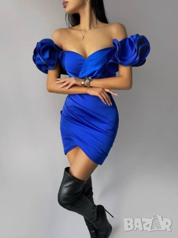 Ефектна рокля , снимка 4 - Рокли - 53138292