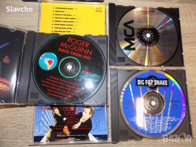 Дискове на -Steve Earle –Copperhead Road/Big Fat Snake-Beautiful Thing1994/ McGuinn-Back from Rio, снимка 3 - CD дискове - 39950432