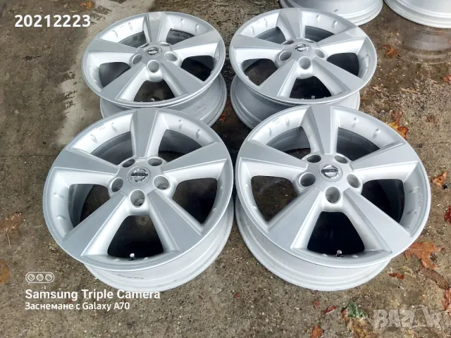 4 броя алуминиеви джанти за Nissan Qashqai 17, снимка 4 - Гуми и джанти - 47926639