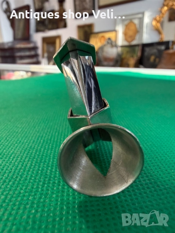 Сребърна резачка за пури/пърети №7745, снимка 5 - Други ценни предмети - 52814160