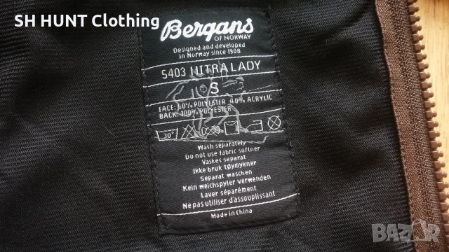 Bergans of NORWAY HITRA POLAR Jacket размер S дамски поларен суичър - 2148, снимка 16 - Якета - 53496017