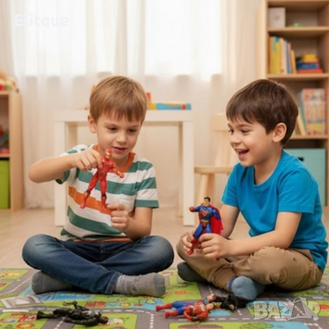 Комплект Супергерои - 6 броя Heroes Super Team, снимка 6 - Фигурки - 52650960