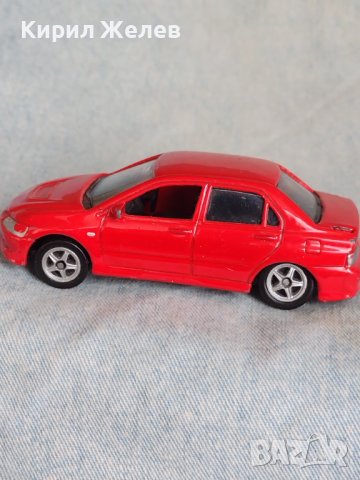 Метална количка MITSUBISHI LANCER EVOLUTION MADE IN CHINA за КОЛЕКЦИЯ ДЕКОРАЦИЯ 37536, снимка 3 - Колекции - 40685621