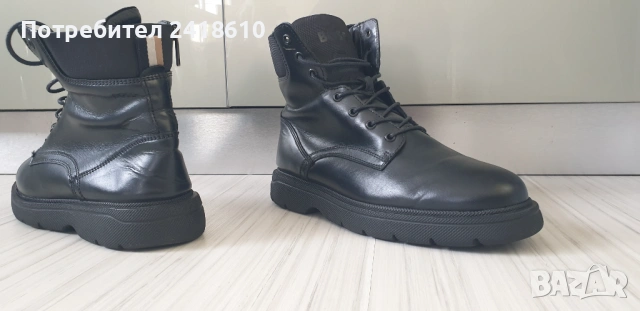 Hugo Boss Jacob Leather Mens Size 41 /26 см. ОРИГИНАЛ! Мъжки Обувки!, снимка 8 - Спортно елегантни обувки - 53414731