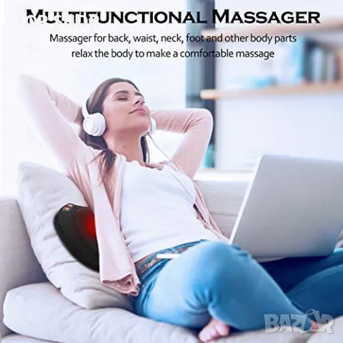 Shiatsu масажор с подгряване , снимка 2 - Масажори - 48804992