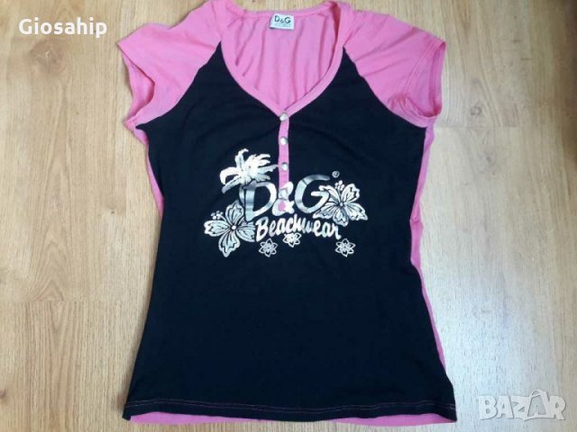 Dolce & Gabbana дамска плажна блузка L, снимка 3 - Тениски - 28895554
