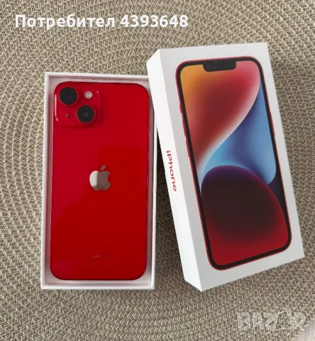 Apple iPhone 14, 256GB, Red, снимка 1 - Apple iPhone - 49190784