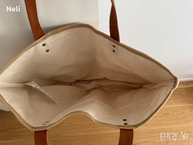 Чанта от юта и раничка от плат, снимка 3 - Чанти - 50876964