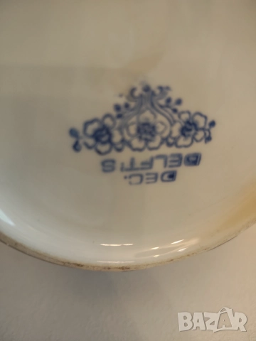 Делфт огромна ваза с капак, снимка 5 - Вази - 51670076