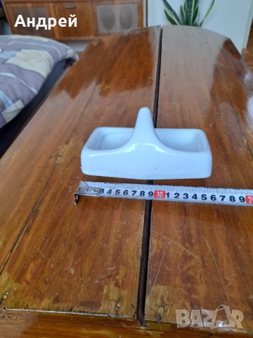 Стара фаянсова закачалка, снимка 3 - Антикварни и старинни предмети - 32347012