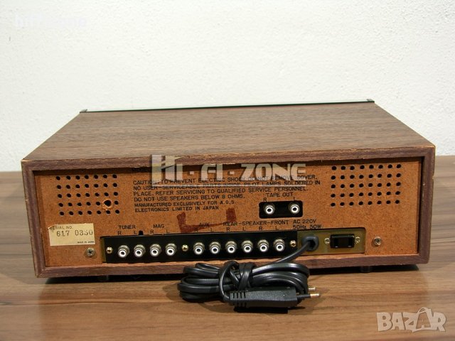 УСИЛВАТЕЛ Ags model a-109, снимка 6 - Ресийвъри, усилватели, смесителни пултове - 39017930