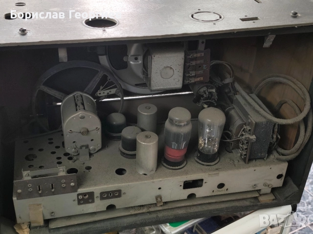 Лампово радио Telefunken super 065wk 1940 г, снимка 9 - Антикварни и старинни предмети - 52399055